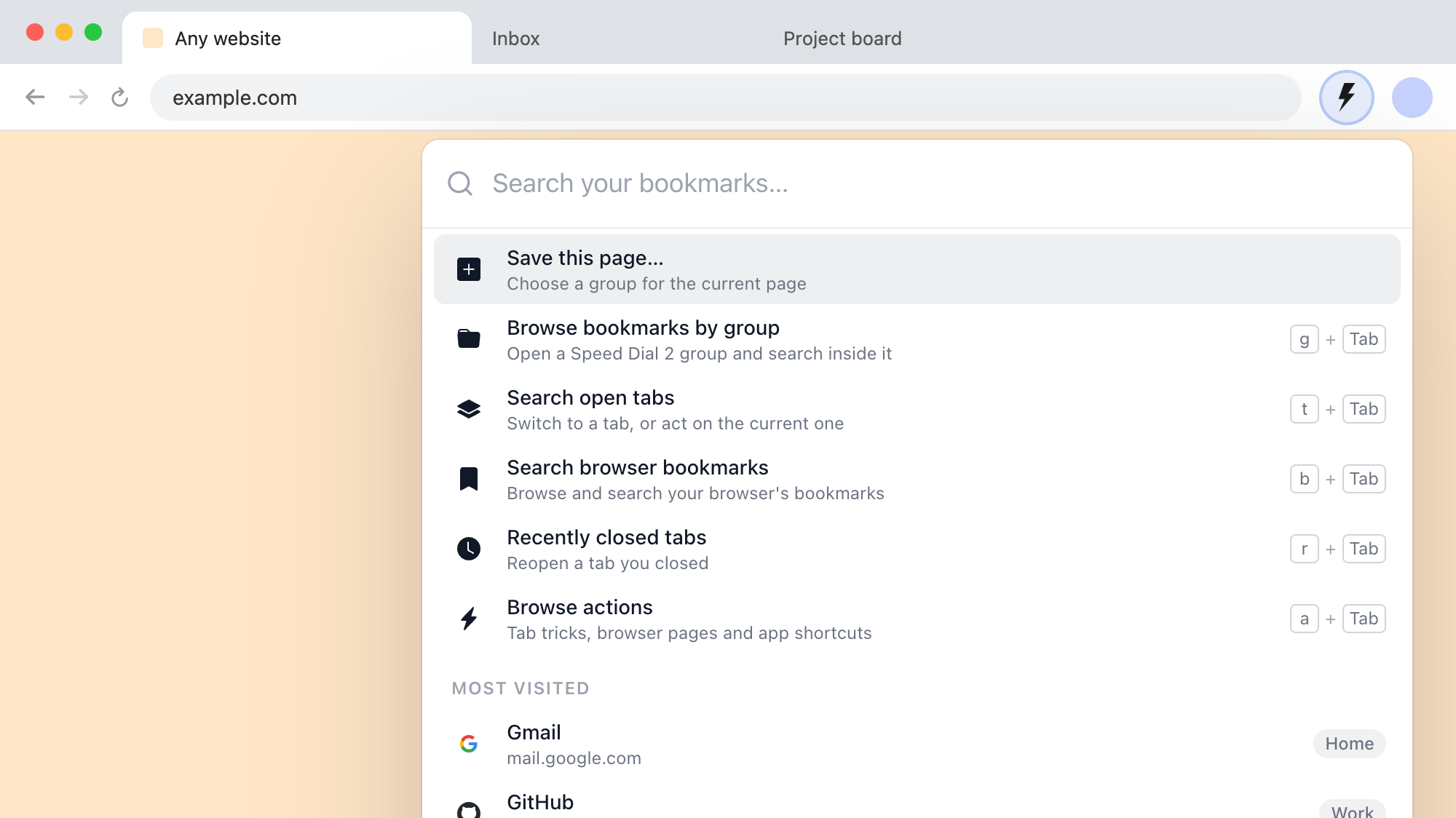 Jump: One Shortcut to Anything